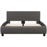  Okvir za krevet od umjetne kože s LED svjetlom sivi 120x200 cm | shoptok.hr