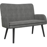  Kauč za dvoje Tamno siva 115 x 61 x 87 cm Baršun | shoptok.hr
