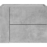  Zidni noćni ormarić siva boja betona 45x30x35 cm | shoptok.hr