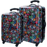 Joumma Bags Movom ABS set kofera 55/68cm TROPIC black | ePonuda.com