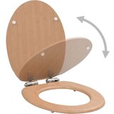  Toaletna daska s mekim zatvaranjem MDF s uzorkom bambusa | shoptok.hr