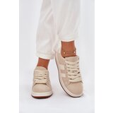 EVENTO Women's Sneakers Made Of Eco Suede Beige Arlenina | shoptok.hr