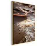  Slika - Present Distraction (1 Part) Vertical 80x120 U prirodnom drvenom okviru | shoptok.hr