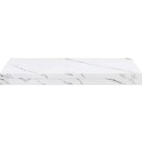  Polica na zidu Zidne 2 pcs Bijeli mramor 50 x 23 5 x 4 cm | shoptok.hr