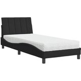  Krevet s madracem Hanko crni 90x200 cm baršunasti | shoptok.hr