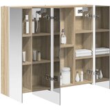  Kupaonski ormar s ogledalom Sonoma hrast 83,5 x 15,5 x 70 cm | shoptok.hr