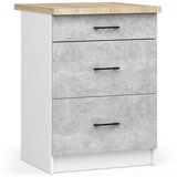 AKORD OLIWIA S60 3SZ omara + BELO / BETON vrh, (21713688) | Shoptok.si