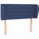  Uzglavlje s ušima plavo 93x23x78/88 cm od tkanine | shoptok.hr