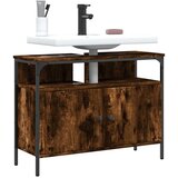 Ormarić za umivaonik boja dimljenog hrasta 80x30x60 cm drveni | shoptok.hr