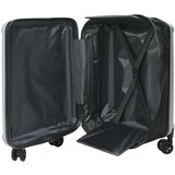 vidaXL Zložljiv Kovček Trda Lupina 24'' Srebrna 43x27x66 cm ABS Cene