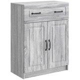  Strani šal Siva Sonoma 66 x 34,5 x 87 cm Inženirski les, (5000217468) | Shoptok.si