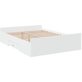  Okvir kreveta s ladicama bez madraca bijeli 140x190 cm | Eponuda.com