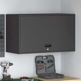 Ormar za zid u garaži Crna 90 x 40 x 53 cm Čelik s prahom | shoptok.hr