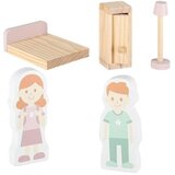  LULILO drvena kućica za lutke Peonio 70cm LED roza | shoptok.hr
