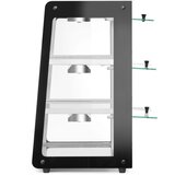 Hendi Grejani pultni display, Crna, 220-240V/500W, 472x447x(H)775mm | Eponuda.com