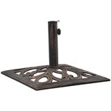 vidaXL Stojalo za senčnik bronasto 12 kg 49 cm lito železo, (20609952) | Shoptok.si