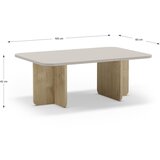 Marckeric Krem/u prirodnoj boji stolić za kavu 56x100 cm Hillary – | shoptok.hr