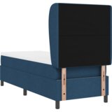 Box Spring Krevet s Madracem - Plava 80x200 cm Tkanina | shoptok.hr