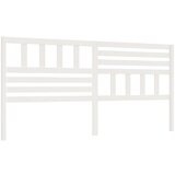 Maison Chic posteljno vzglavje - vzglavna omarica - nočna omarica belo 186x4x100 cm trdna borovina, (21706176) Cene