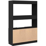  Visoka komoda crna 92 x 33 x 140 cm od konstruiranog drva | shoptok.hr