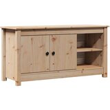 Maison Chic TV omarica - TV stojalo - Televizijska omarica 103x36,5x52 cm trdna borovina, (21699962) Cene
