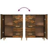  Komoda boja dimljenog hrasta 69,5x34x90 cm konstruirano drvo | Eponuda.com