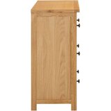  Komoda s ladicama 80 x 35 x 75 cm od masivne hrastovine | shoptok.hr