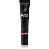 Curaprox Black is White pasta za izbjeljivanje s aktivnim ugljenom i hidroksiapatitom okus Fresh Lime-Mint 90 ml Cijene