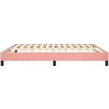  Za krevet s oprugama ružičasti 180x200 cm baršunasti | shoptok.hr