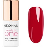 NeoNail Ready In One 3in1 UV Gel Polish gel lak za nokte s dijamantnim praškom nijansa 12 One Berry Red 7.2 ml | shoptok.hr