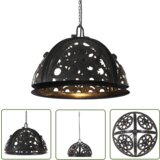  The Living Store Industrijska stropna svetilka z verižniki 45 cm E27 - Stropna Svetilka, (21745109) | Shoptok.si