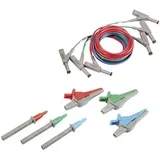 Varnostni merilni kabel-set [ vtič 4 mm\, vtičnica 4 mm - krokodil sponka\, testna konica\, vtič 4 mm] PROINSTALL, (20461367)