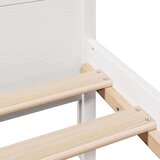 vidaXL Okvir kreveta bez madraca bijeli 120 x 190 cm masivna borovina | shoptok.hr