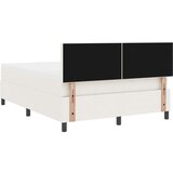 Box Postelja z vzmetnico s kremno barvo 140x200 cm Kordna tkanina, (22083812) | Shoptok.si