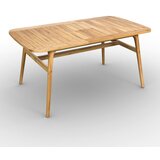 Bessagi Garden Vrtna Miza Nicola, Barva Tikovine, 160-200x90 | Shoptok.si