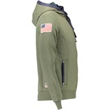 U.S. Polo Assn. US POLO GREEN MAN SWEATSHIRT WITH ZIP | Shoptok.si