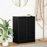 vidaXL Komoda crni hrast 57x34x76 cm konstruirano drvo Cijene