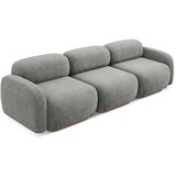 Makamii Siva sedežna garnitura iz tkanine bouclé 270 cm Ailani – | Shoptok.si