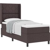 vidaXL Box madrac s oprugama - Smeđi 80x200 cm Tkanina | shoptok.hr