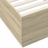  Krevetna konstrukcija Hrast sonoma 80 x 200 cm | Eponuda.com