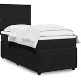 Box spring krevet s madracem crni 100x200 cm baršunasti | shoptok.hr