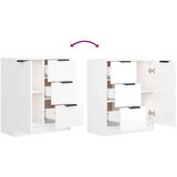  Komoda visok sijaj bela 60x30x70 cm konstruiran les, (20654798) | Shoptok.si