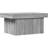 Maison Chic Klubska mizica - kavna mizica - Nizka mizica siva sonoma 80x55x40 cm inženirski les, (21752471) Cene