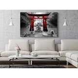  Slika - Buddha Smile (1 Part) Wide Red 90x60 | shoptok.hr