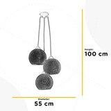 Lesnina XXXL VISEČA SVETILKA 4946 GEGIA 55/55/100 cm E27 | Shoptok.si