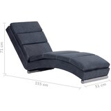 LEŽAJ od umjetne brušene kože sivi | shoptok.hr