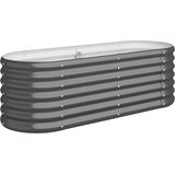  Povišena vrtna gredica od pocinčanog čelika 114 x 40 x 36 cm antracit | shoptok.hr