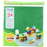  Construction Board for Building Blocks Dark Green 25.5x25.5 cm | Shoptok.si