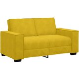  Dvodijelni set sofa s jastucima, žuti baršun | shoptok.hr