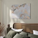  Slika - White stone – elegant marble with golden reflections 90x60 Akustična | shoptok.hr